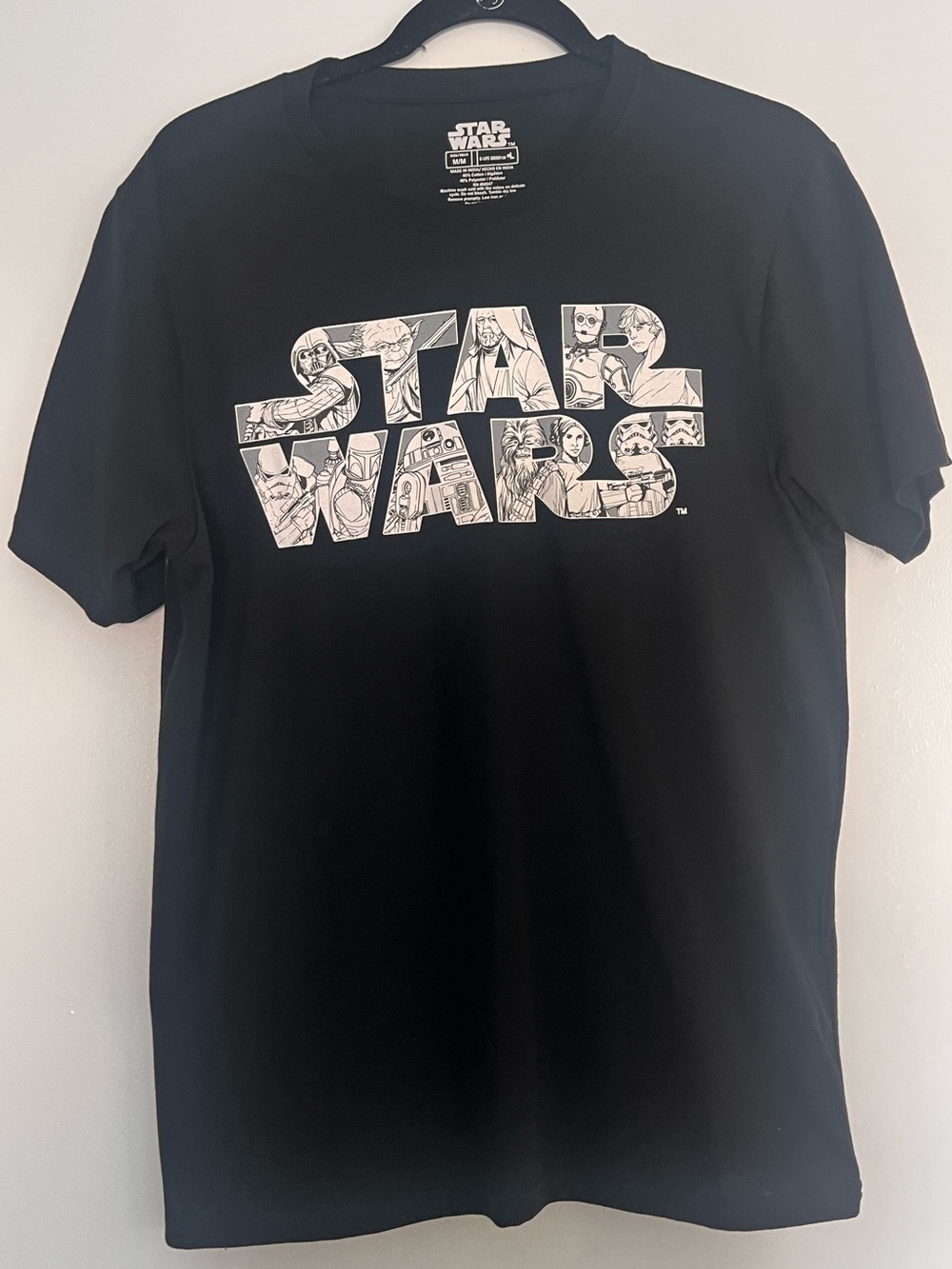 Star Wars Black Graphic Logo Tee NWT NEW WITH TAGS